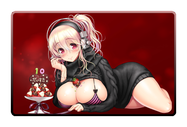 Super Sonico poster skin