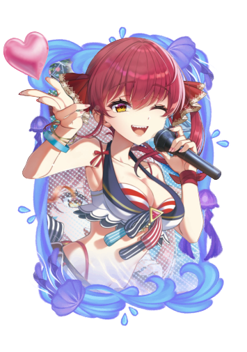 Houshou Marine Summer 2026 3D skin