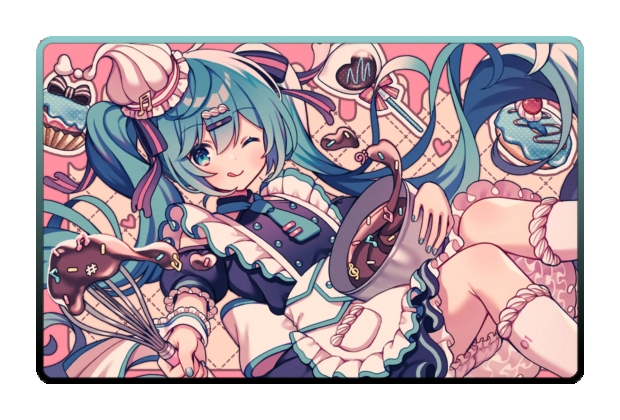 Hatsune Miku Maid 2025 poster skin