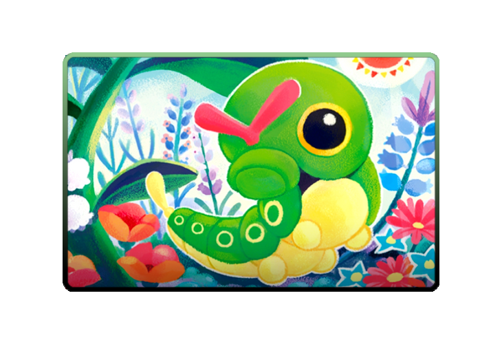 Caterpie poster skin