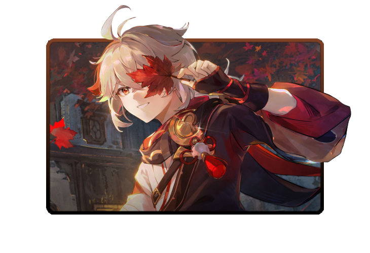 Kazuha 3D poster skin
