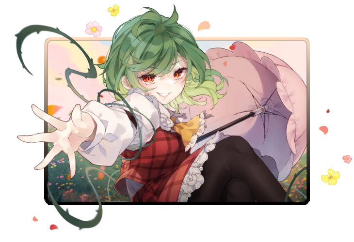 Yuuka Kazami 3D poster skin