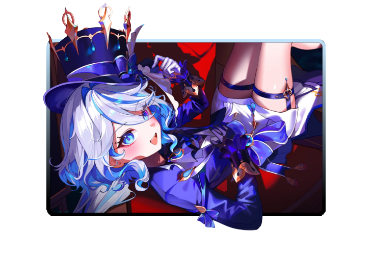 Furina 3D poster skin