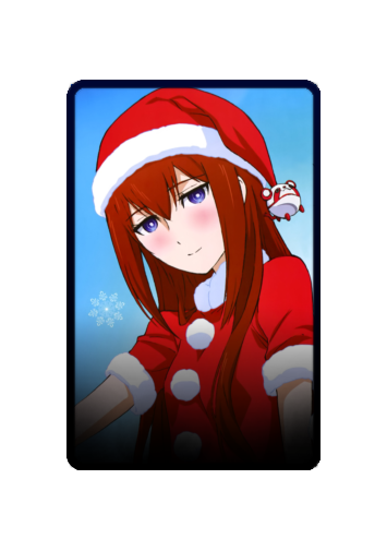Kurisu Makise Christmas 2025 skin