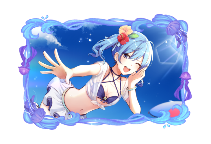 Hoshimachi Suisei Summer 2026 poster skin