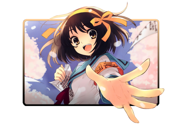 Haruhi Suzumiya 3D poster skin