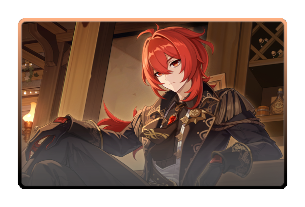 Diluc poster skin