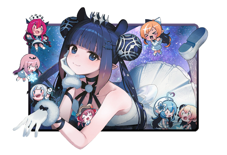Ninomae Ina'nis 3D poster skin