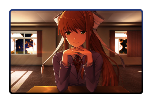 Monika poster skin
