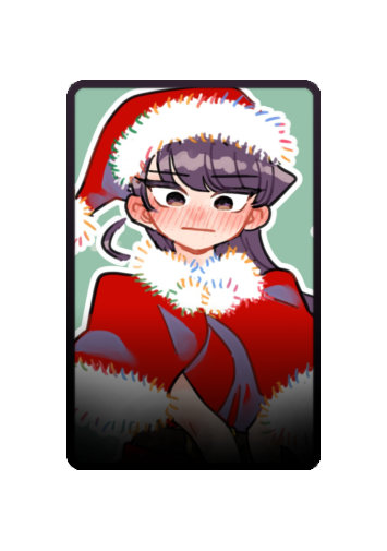 Komi Shouko Christmas 2025 skin