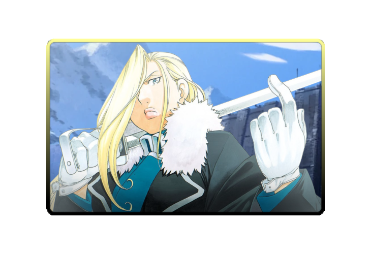 Olivier Mira Armstrong poster skin