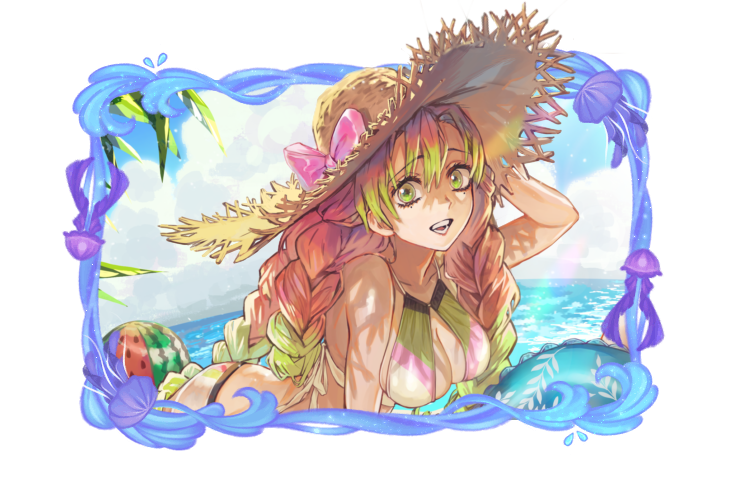 Mitsuri Kanroji Summer 2026 3D poster skin