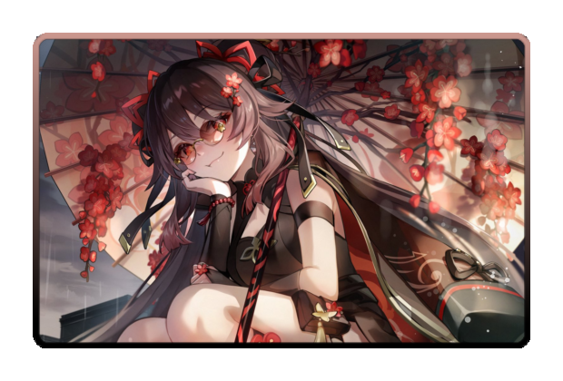 Hu Tao poster skin