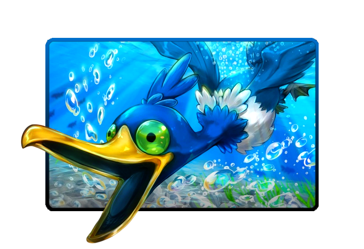 Cramorant 3D poster skin