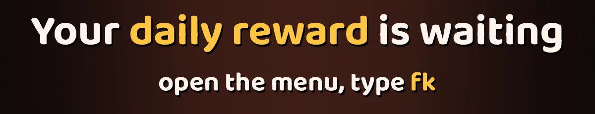 Daily reward reminder in Fuuka